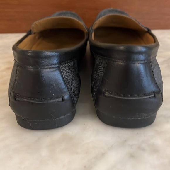 COACH-Olive-Black Loafers-Size-9 - Picture 5 of 12